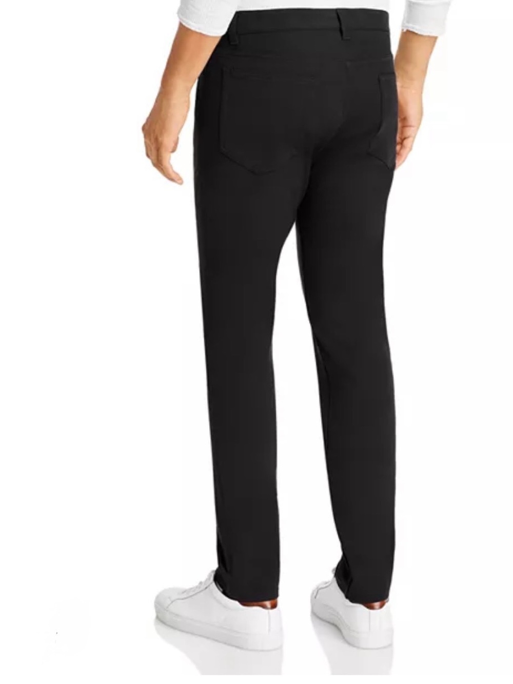 THEORY Raffi Slim Fit Pants Black Neoteric Twill Size 32 (32x28) WORN ONCE $195 - Picture 2 of 9